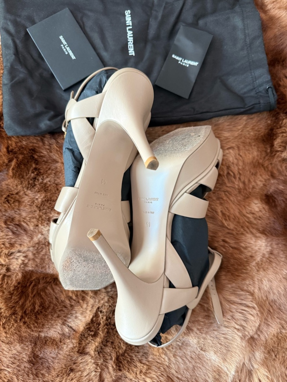 Saint Laurent Tribute platform sandal - sz 41 worn once - Picture 3 of 7